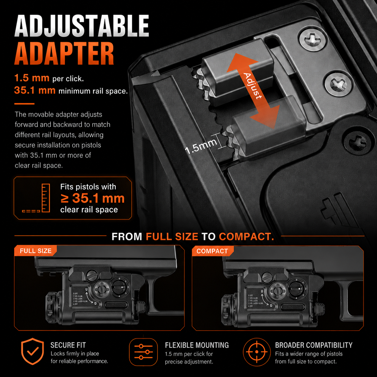 GL2 Compact Tactical Pistol Light & Laser