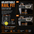 Load image into Gallery viewer, GL2 Compact Tactical Pistol Light & Laser
